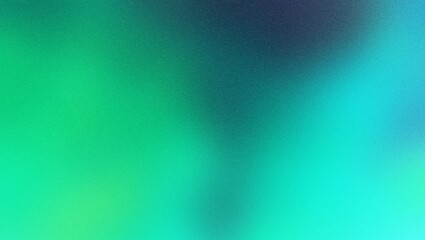 Ocean blue green grainy gradient dark noise texture background, abstract header poster large banner design, bright glowing template, grungy shine