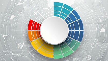 Obraz premium abstract background with circles