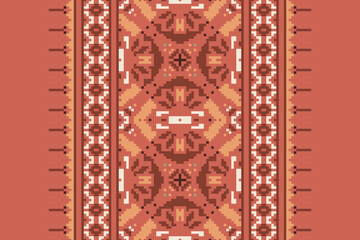 African Mexican pattern vector seamless. Abstract African art style seamless pattern. Hand drawn &middot; Mexican flower traditional pattern background. Ethnic embroidery decoration ornament.