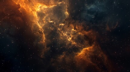 Fototapeta premium A nebula illuminated from within, revealing subtle internal structures, ideal for conveying a sense of mystery