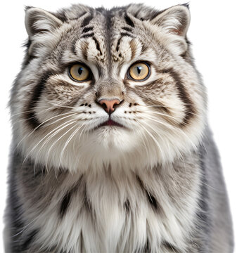 The fluffy Pallas cat is adorably captivating.  