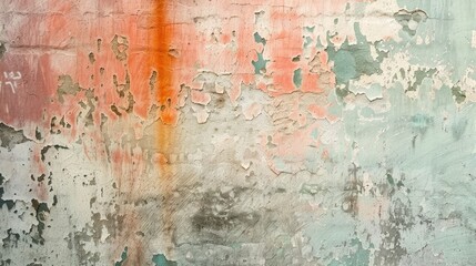 Obraz premium Abstract background or texture with worn paint on vintage wall