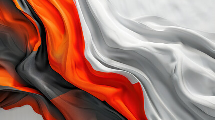 Grainy background in gray, orange, red, white, and black abstraction