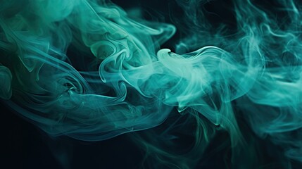 Fototapeta premium smoke on black