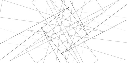 Geometric black and white seamless pattern. Abstract lines in black and white tone of many triangle shapes on white background.