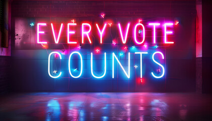 Every vote counts