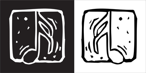 IIlustration Vector graphics of Music Element icon