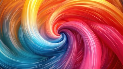 Fototapeta premium A colorful swirl of light and dark colors