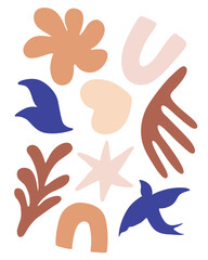 colorful natural beauty shape icon