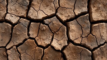 Cracked earth texture background