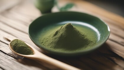 view of elegant photo Matcha