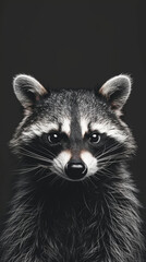 Fototapeta premium iPhone wallpaper silly racoon