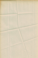 Old Folded Paper Texture Background