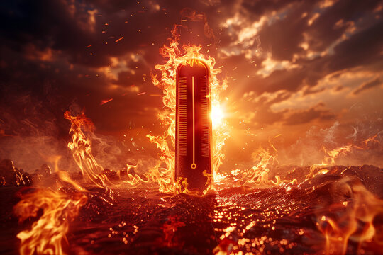 Maximum Temperature Thermometer With Scorching Heat
