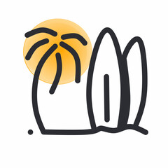 surf beach sunset summer ocean