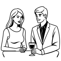 a couple dating, generative AI