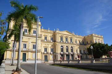 São Cristóvão Palace, served as the official residence for the Portuguese and Brazilian Imperial Family. Quinta da Boa Vista Municipal Park - Rio de Janeiro - Brazil.
