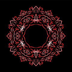 Mandala. Vintage decorative elements. Oriental pattern,illustration, ottoman motifs