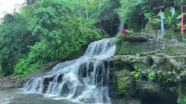 Uma Anyar waterfall in Bali, Indonesia