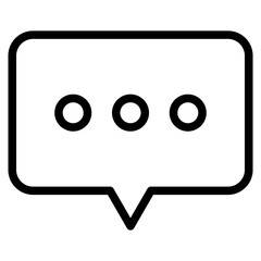 Chat icons, speech bubble, comment icon