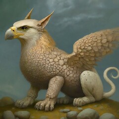 3 d rendering of a beautiful golden eagle with a black background