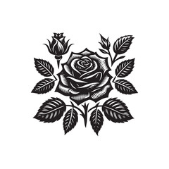 silhouette vector style white background