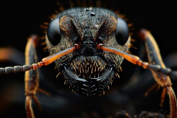 Close-Up of an Ant's Face