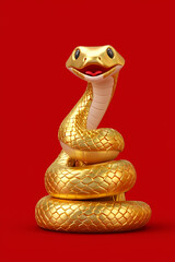 Fototapeta premium Happy New Year of the Snake according to the Chinese calendar 2025 year of the snake. Background with snake