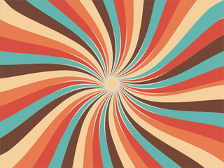 Vintage retro banner background. Colorful wallpaper. Vector illustration. party background.