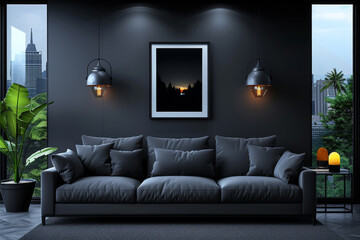 Spacious Living Room with Sofa