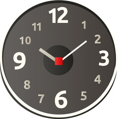 Wall clock vector