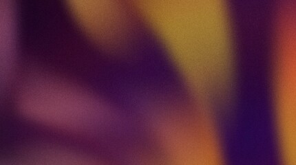 Orange magenta purple grainy gradient background, noise texture abstract header poster large banner design, grungy bright shine glowing template