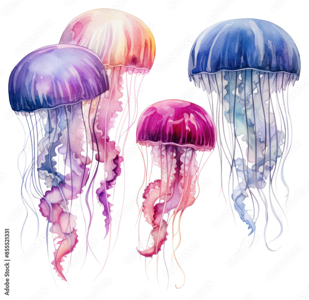 Canvas Prints png transparent jellyfish invertebrate translucent.