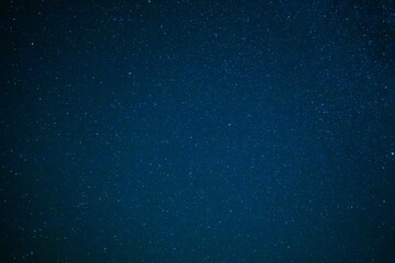 Starry sky. The photo was taken at night.