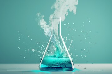 Chemical Reaction in Conical Flask