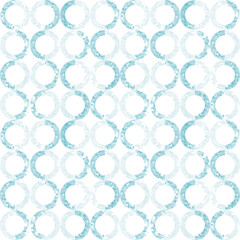 Blue semicircle watercolor seamless pattern vector. Pastel blue gradient geometric wallpaper. Simply and elegant design for fabric, scarf, dress, cloth, skirt, shirt, print, cover, card, paper, decor.