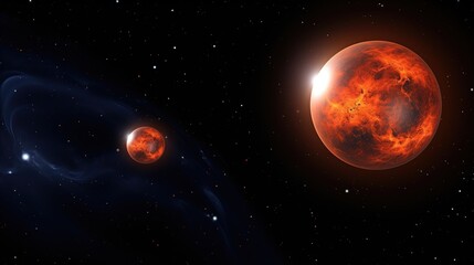 Fototapeta premium planet in space