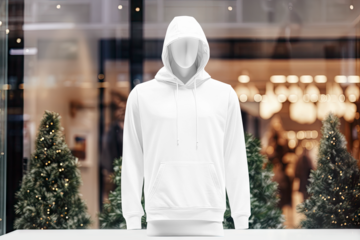 Men's hoodie png mockup, transparent design