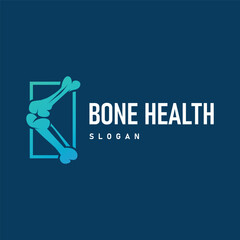 Minimalist Bone Health Logo Illustration Template Design