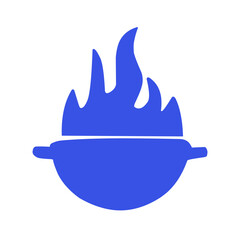 Frying pan icon vector illustration