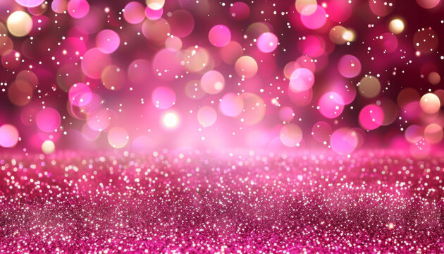 Fototapeta Pink glamour glitter background