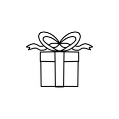 gift box icon design, vector illustration