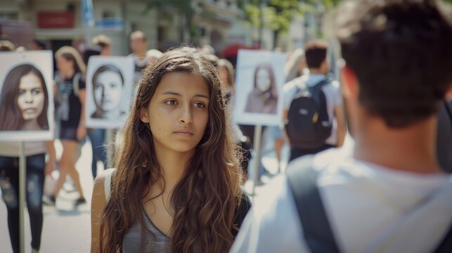 Stop Human Trafficking Campaign: Spreading Awareness Through Posters and Volunteers