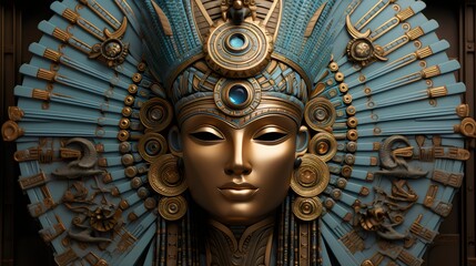 Obraz premium Classic Cleopatra Illustration: Historical Egyptian Figure