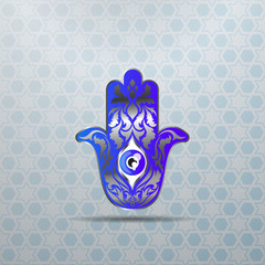 David star, Judaica poster concept. luxury template, menorah, Jewish symbol, traditional culture sign, geometric hexagram ornate