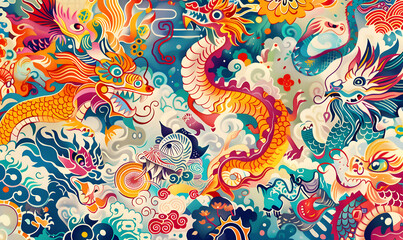 cartoon illustrator card or background .