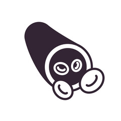 Blood Vessel icon, human body anatomy