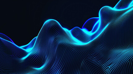 Fototapeta premium illustration wave of equalizer