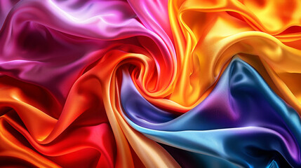 Fototapeta premium plain wave luxuries colorful of fabric