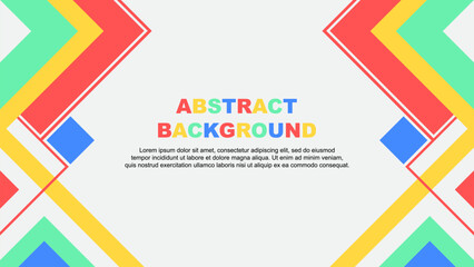 Abstract Background Design Template. Abstract Banner Wallpaper Vector Illustration. Abstract Colorful Rainbow Banner
